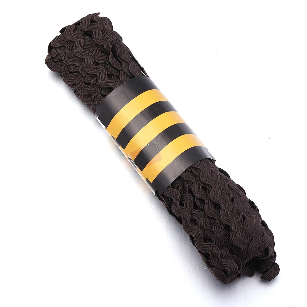 15 Yards 5cm Ric Rac Zig Zag Trim Ribbon – DIY Craft Sewing Ric Rac Trim Ribbon PLUSH Brown 5mm 15yards