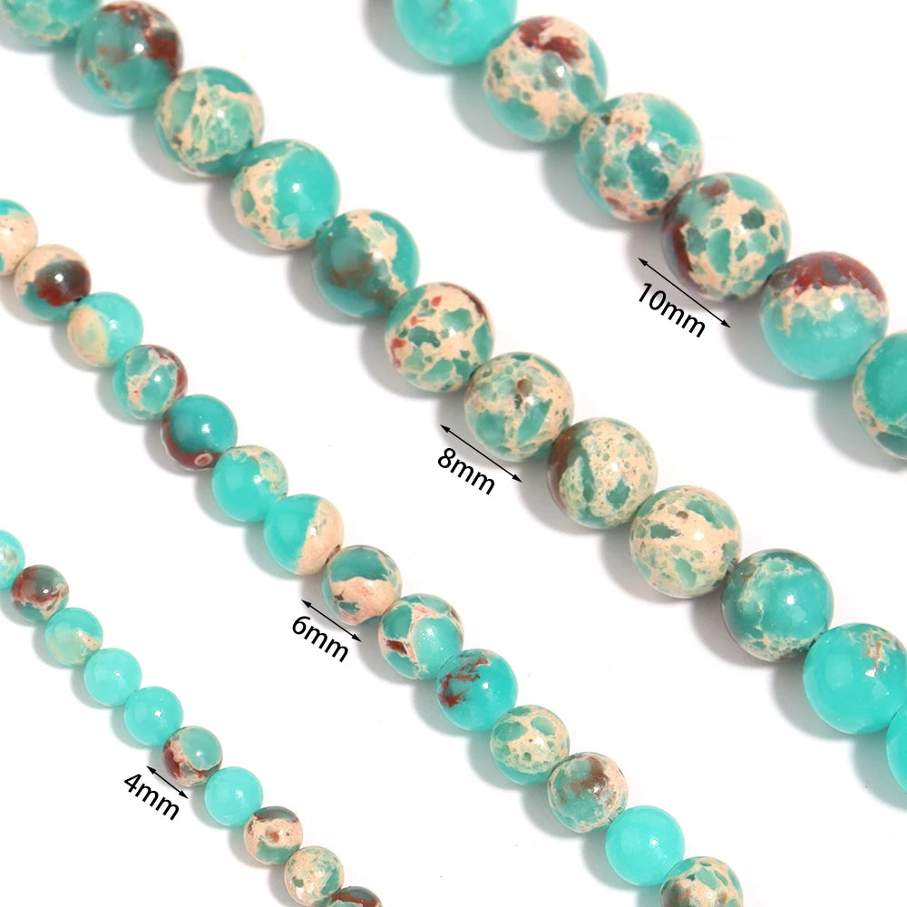 Green Shoushan Stone Beads 4–10mm | DIY Jewelry Making Natural Stone Beads PLUSH