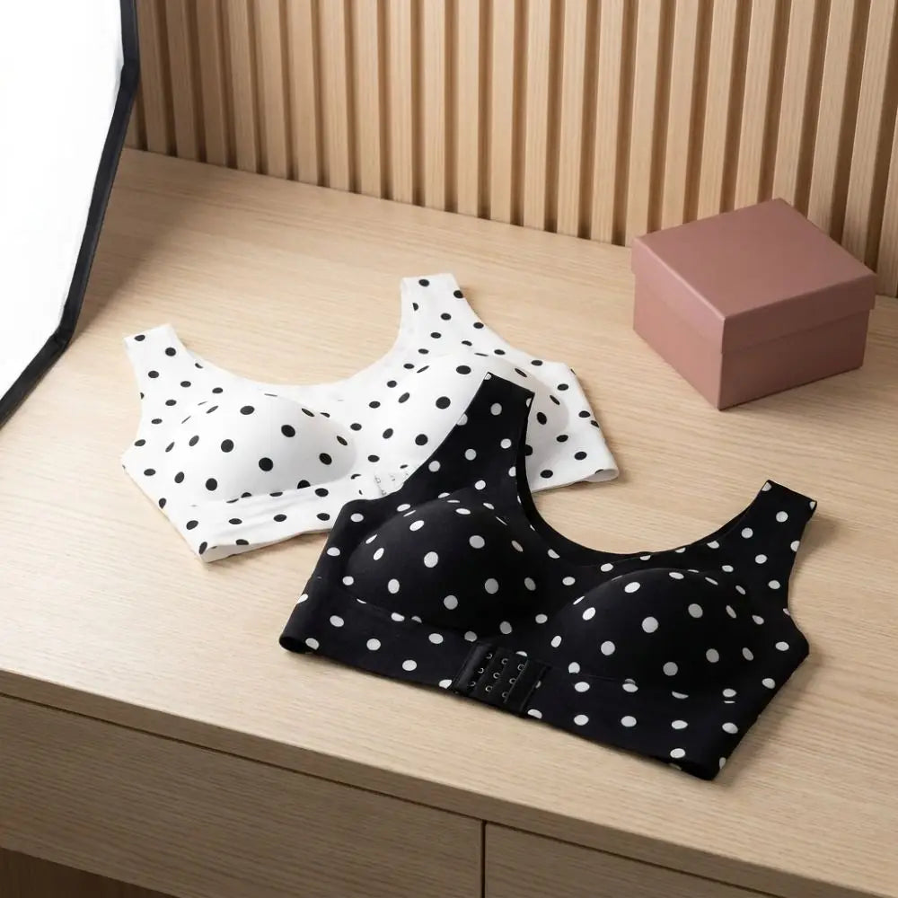 Seamless Posture Bra – Breathable Leopard Push Up Lingerie Seamless Posture Bra PLUSH