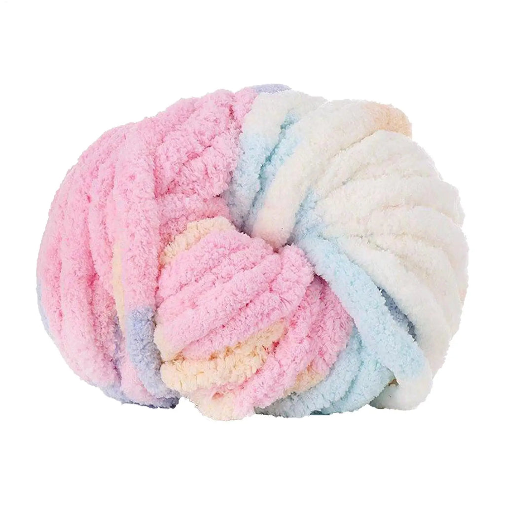 Ultra-Soft Thick Chenille Yarn for Blankets & Knitting Chunky Chenille Yarn PLUSH