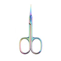 Rainbow Titanium Cuticle Scissors – Precision Stainless Steel Cuticle Scissors PLUSH Colorful