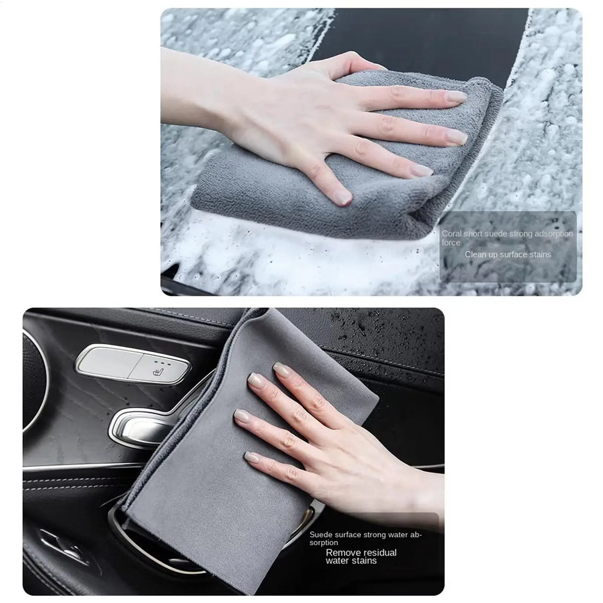 Microfiber Car Cleaning Towel – Lint-Free & Absorbent Car Cleaning Towel PLUSH