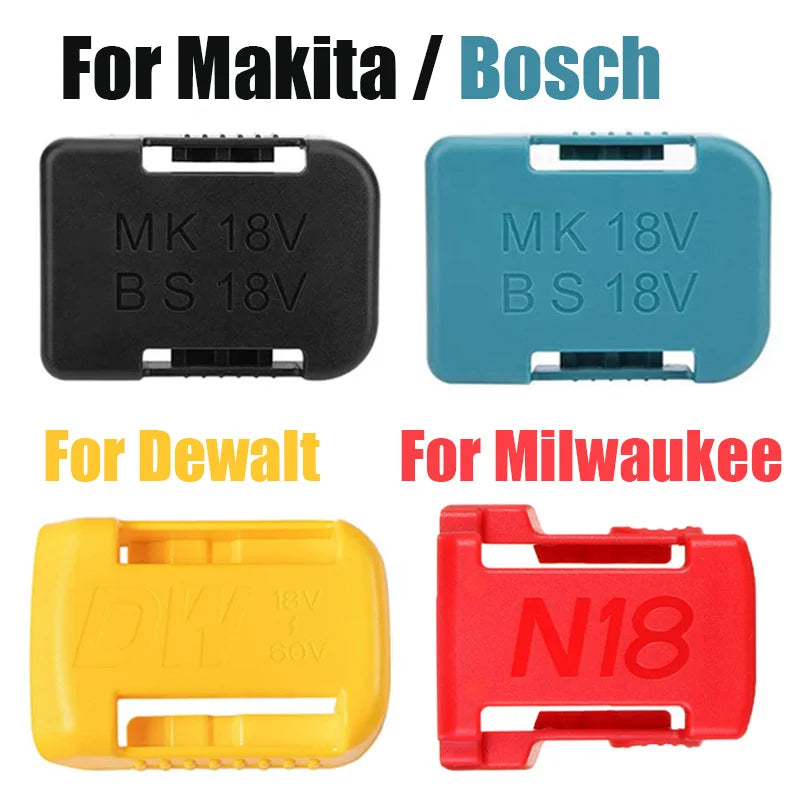 18V Battery Wall Mount Holder for Makita Bosch Dewalt Milwaukee Battery Wall Mount Holder PLUSH