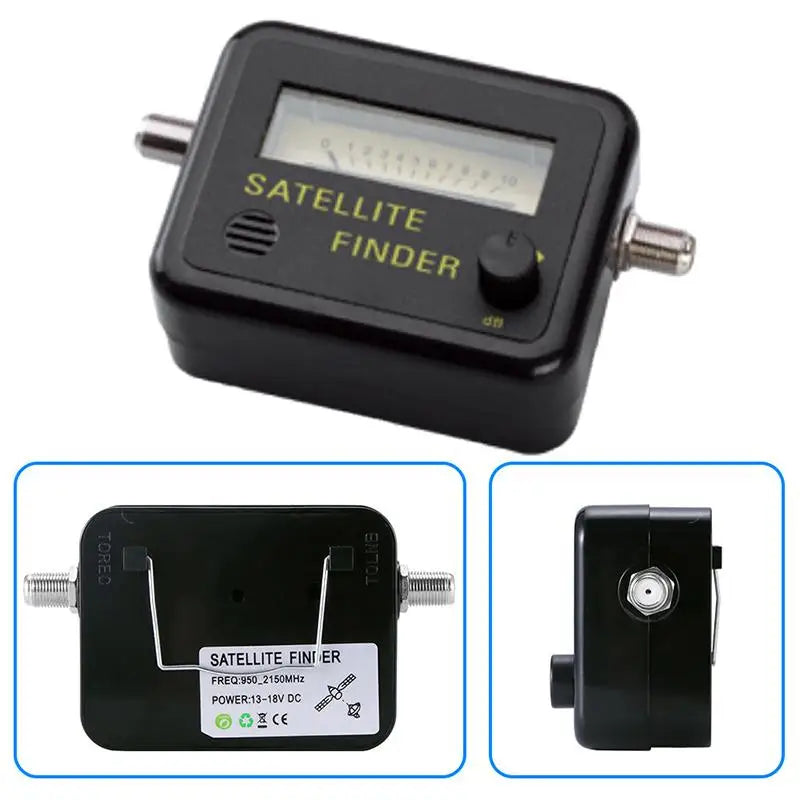 Digital Satellite Finder High-Sensitivity Signal Meter | KOQZM Satellite Signal Finder PLUSH