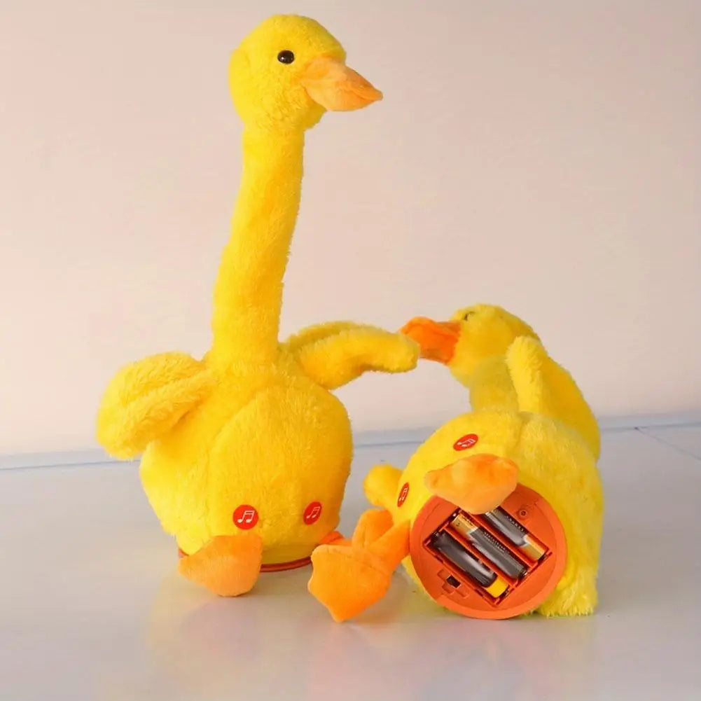 Talking Dancing Duck Plush Toy – Battery-Powered Virtual Pet Electronic Plush Toy PLUSH