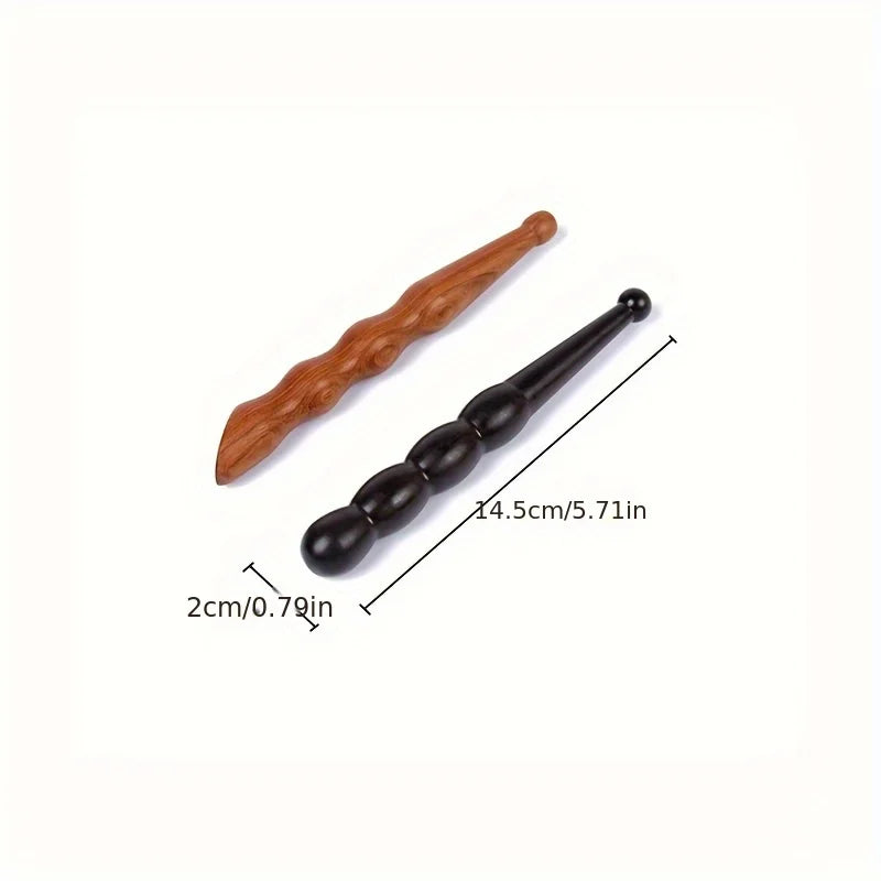 Sandalwood Massage Stick – Acupoint Scraping & Body Tool Body Massage Tool PLUSH