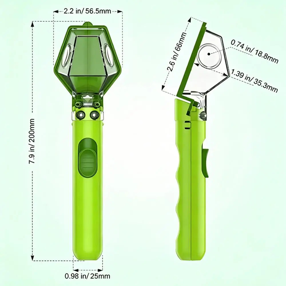 Kids Bug Catcher & 6X Magnifier Viewer – Outdoor Nature Toy Bug Catcher Viewer PLUSH Green