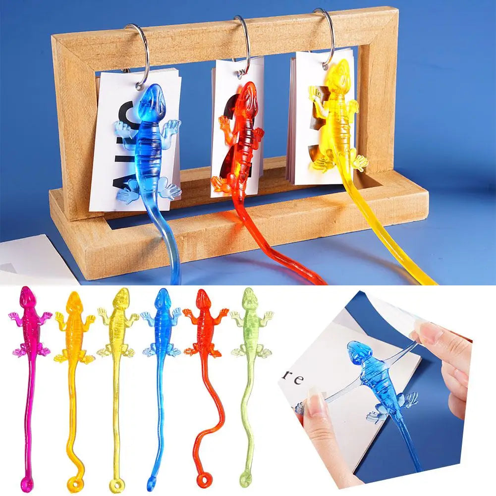 5pcs Sticky Climbing Lizard Toys – Kids Party Favors Novelty Party Toys PLUSH