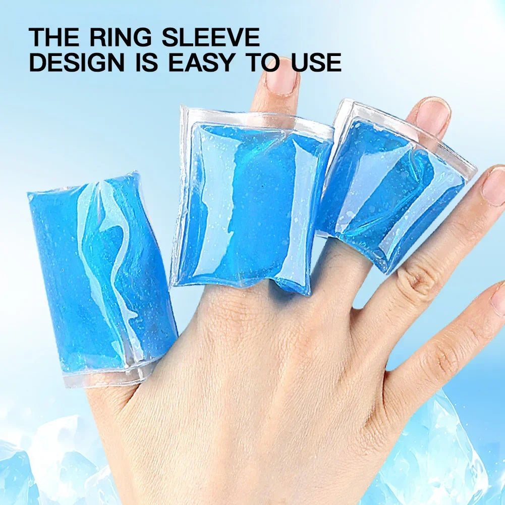 Reusable Finger & Toe Gel Ice Pack – Wearable Cold Wrap Wearable Gel Ice Pack PLUSH