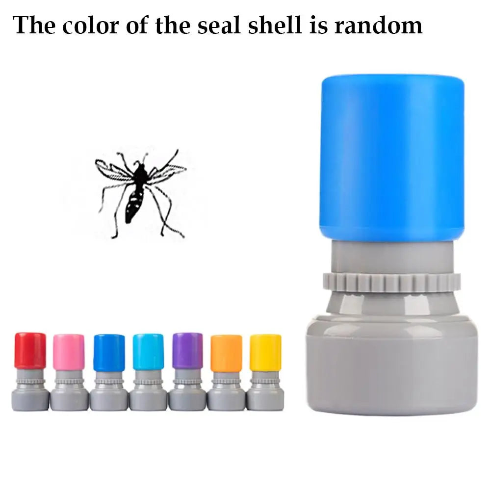 Funny Mosquito Stamp Gag Toy – Prank Ink Seal for Teens Novelty Gag Toy PLUSH A