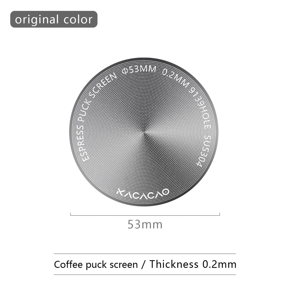 KACACAO Magnetic Puck Screen 51/53/58.5mm Reusable Espresso Filter Espresso Coffee Filter PLUSH 53mm Screen 3PCS