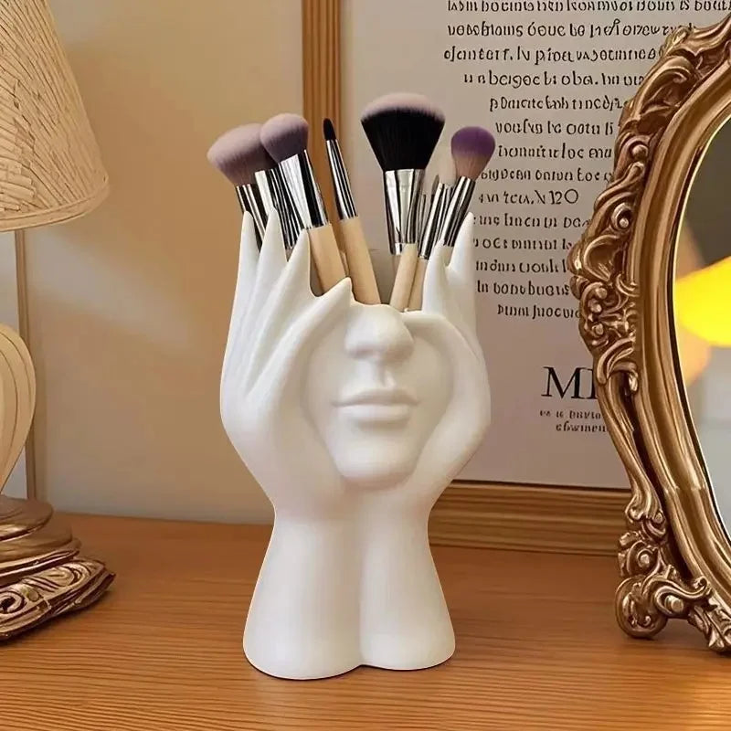 Human Body Art Desk Organizer – Pen & Makeup Brush Holder Desk Organizer PLUSH