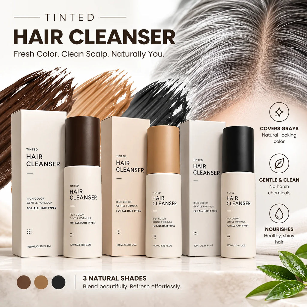 3-in-1 Semi-Permanent Hair Color Shampoo | Botanical Dye Hair Color Shampoo PLUSH