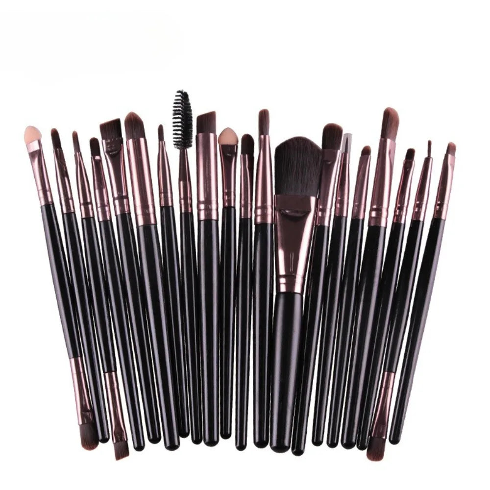 20Pcs Makeup Brush Set – Eye, Foundation & Blush Brushes Makeup Brush Set PLUSH