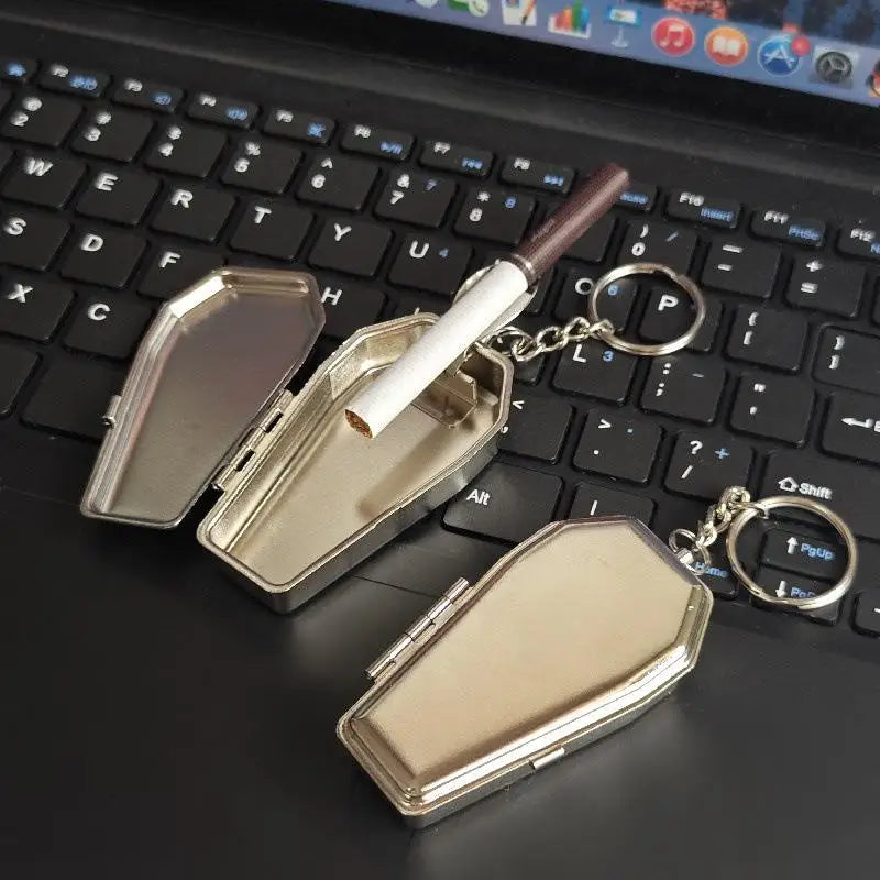 Stainless Steel Pocket Ashtray | Sealed Lid Windproof Travel Portable Pocket Ashtray PLUSH style 9