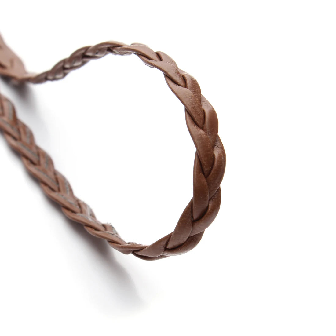 10 Yards 5mm PU Leather Braided Woven Cord – DIY Jewelry Jewelry Making Cord PLUSH Reddish Brown