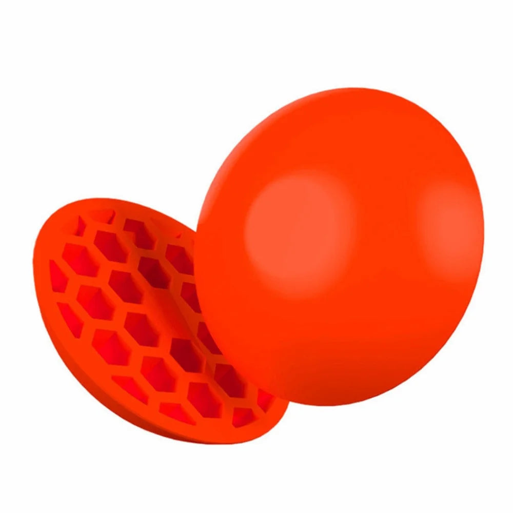 Rubber Golf Swing Force Plates – Balance & Posture Training Aid Golf Training Aid PLUSH Orange