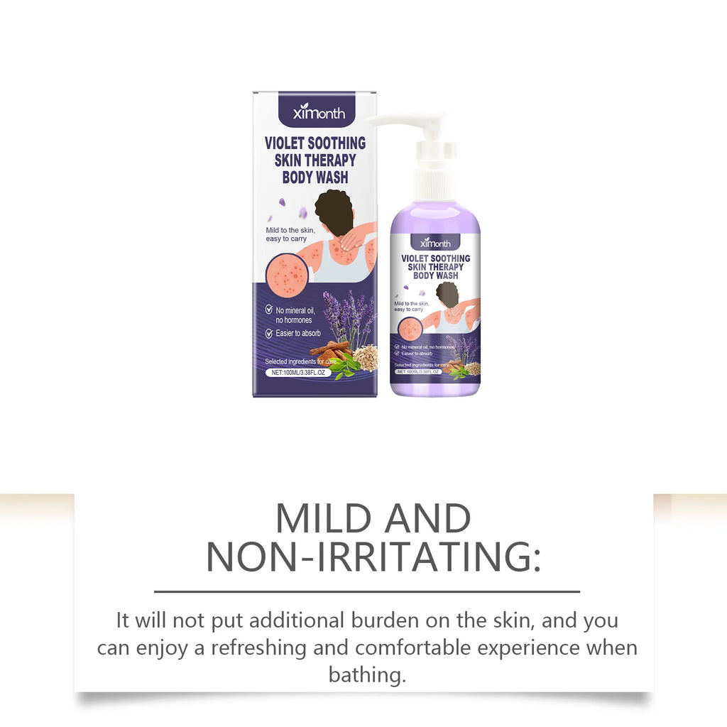 Violet Shower Gel – Nourishing Fragrant Body Wash 100ml Shower Gel PLUSH