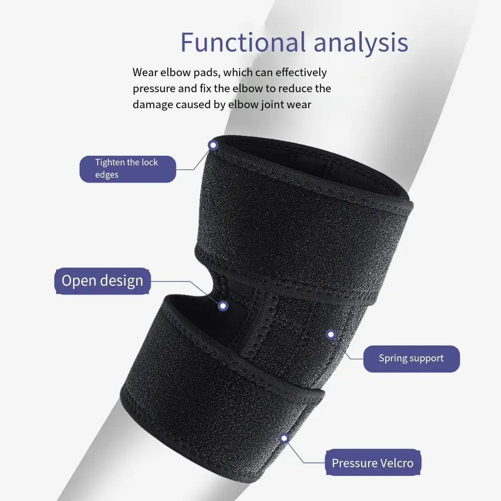 Adjustable Elbow Support Brace – Breathable Elastic Strap Elbow Support Brace PLUSH