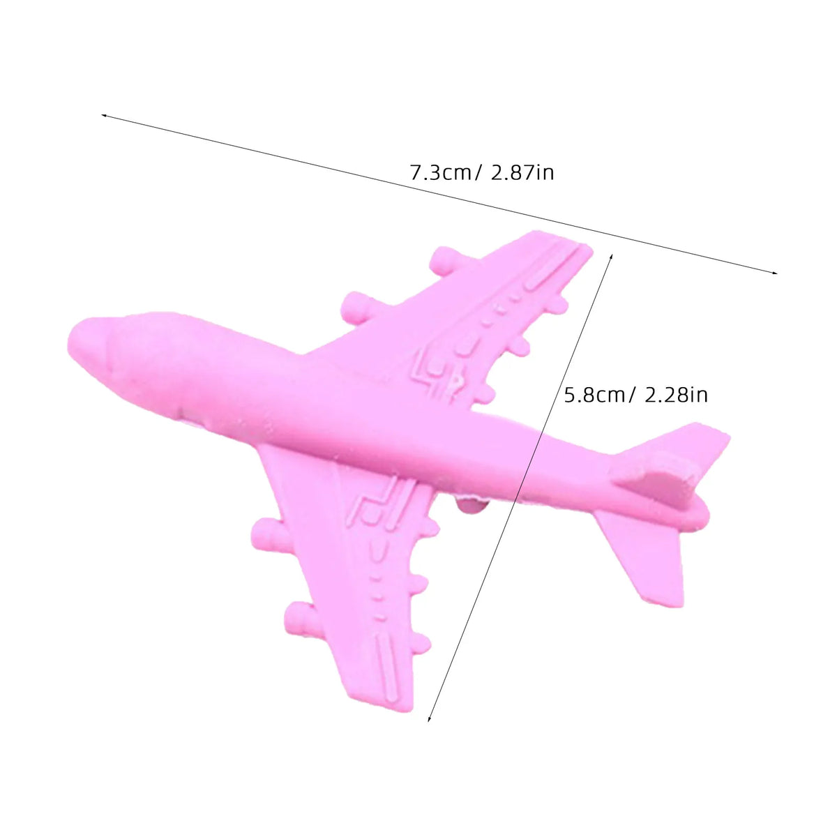 12pcs Airplane Shaped Erasers – Fun Kids School Supplies Novelty Erasers PLUSH