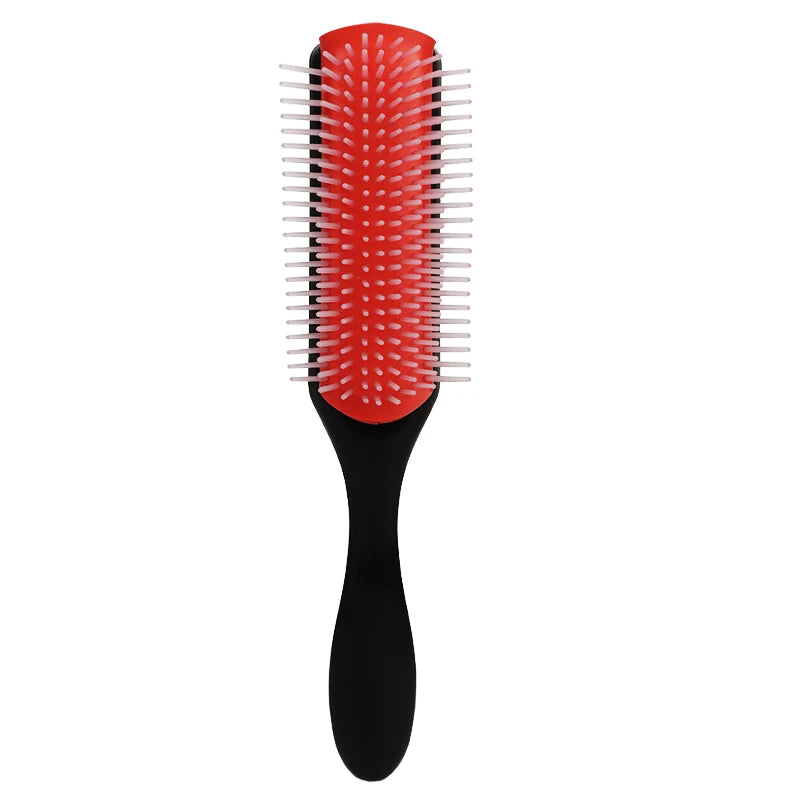 9-Row Detangling Hair Brush – Scalp Massager for All Hair Types Detangling Hair Brush PLUSH Large