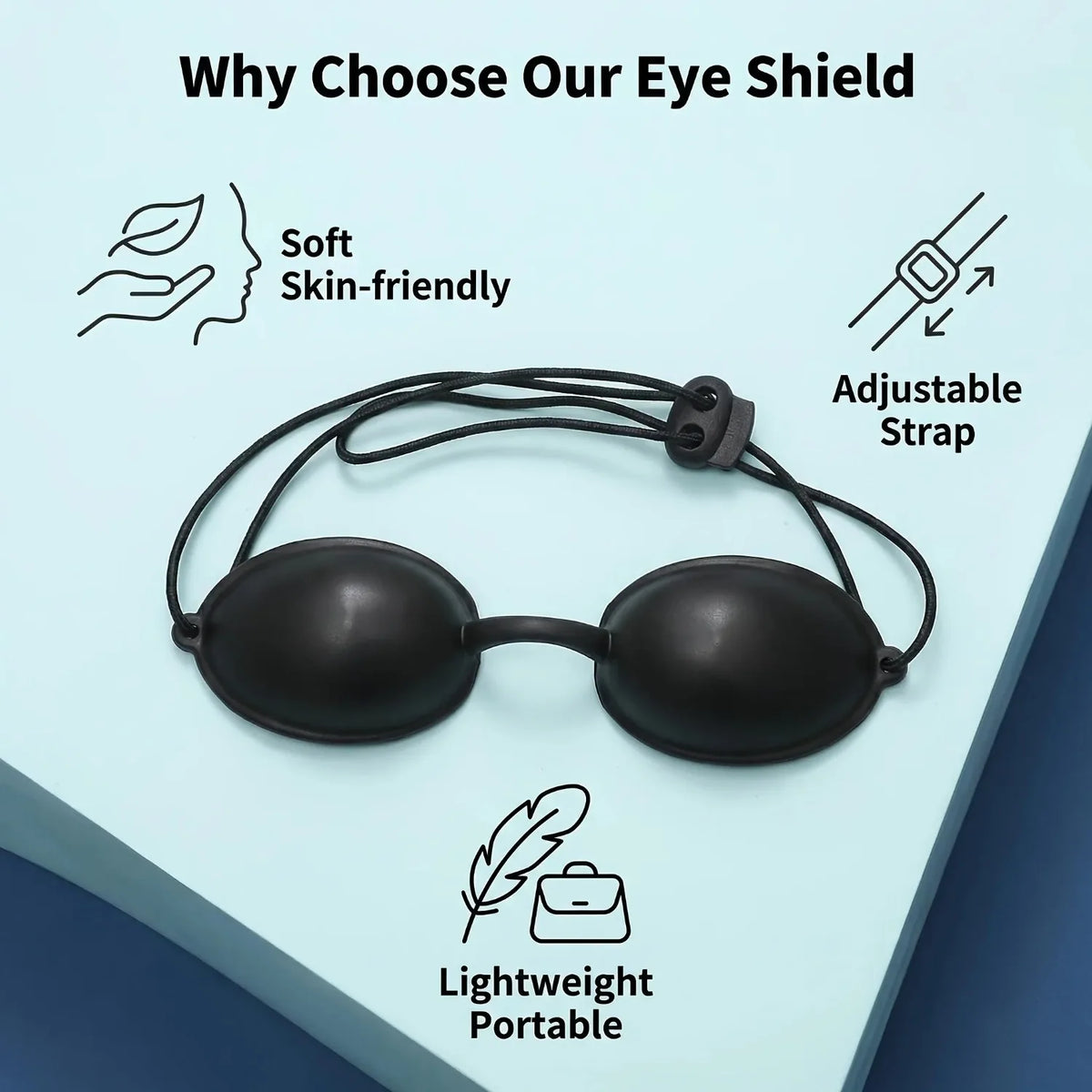 Red Light Therapy Glasses – See-Through Tanning Safety Goggles Eye Protection Goggles PLUSH