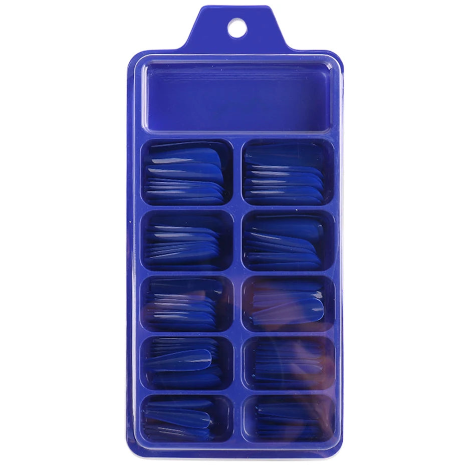 100pcs Coffin Press On Nails – Acrylic Nail Extension Kit