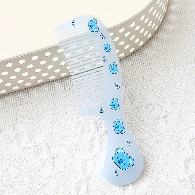 Mini Portable Anti-Static Travel Comb for Women, Girls & Kids Portable Hair Comb PLUSH Blue Koala