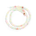 Colorful Jade Stone Round Spacer Beads – DIY Jewelry (1 Strand) Natural Stone Beads PLUSH 4mm 90pcs