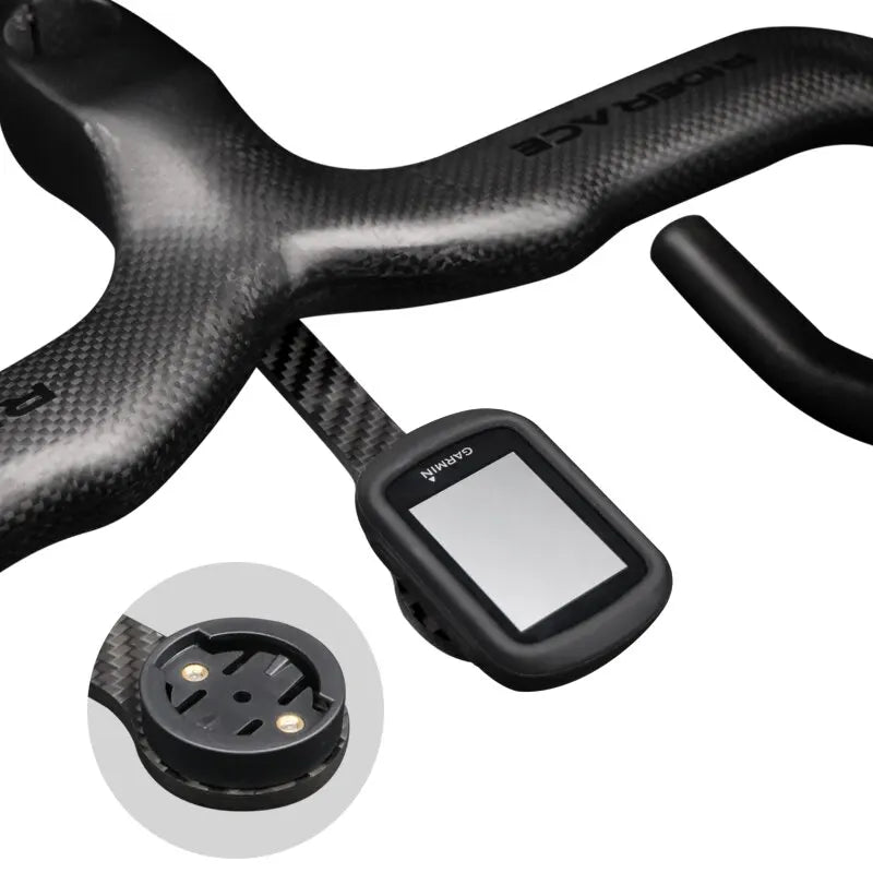 Carbon Fiber Road Bike GPS Computer Mount | Garmin Bryton GoPro Bike Computer Mount PLUSH