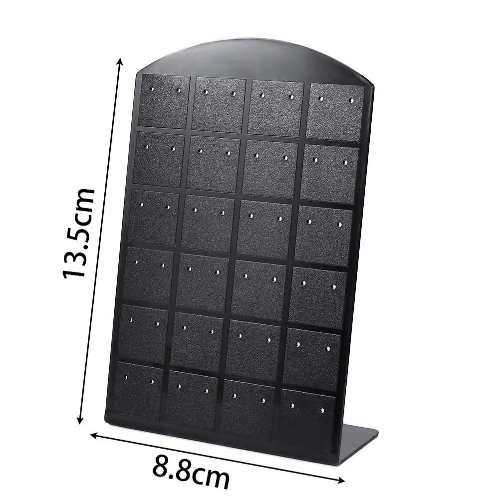 24 Pair Earring Display Stand – Plastic Jewelry Rack Holder Earring Display Stand PLUSH