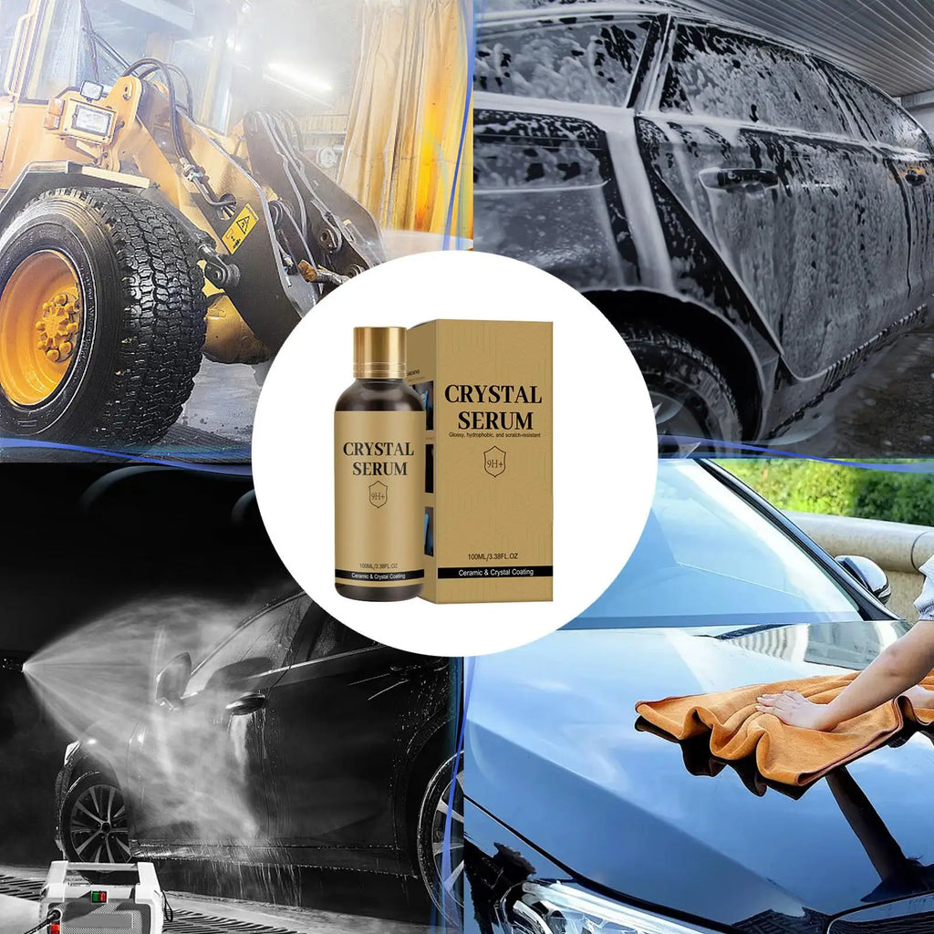 Ceramic Car Coating Kit 100ml – Gloss & Hydrophobic Shield Car Ceramic Coating PLUSH