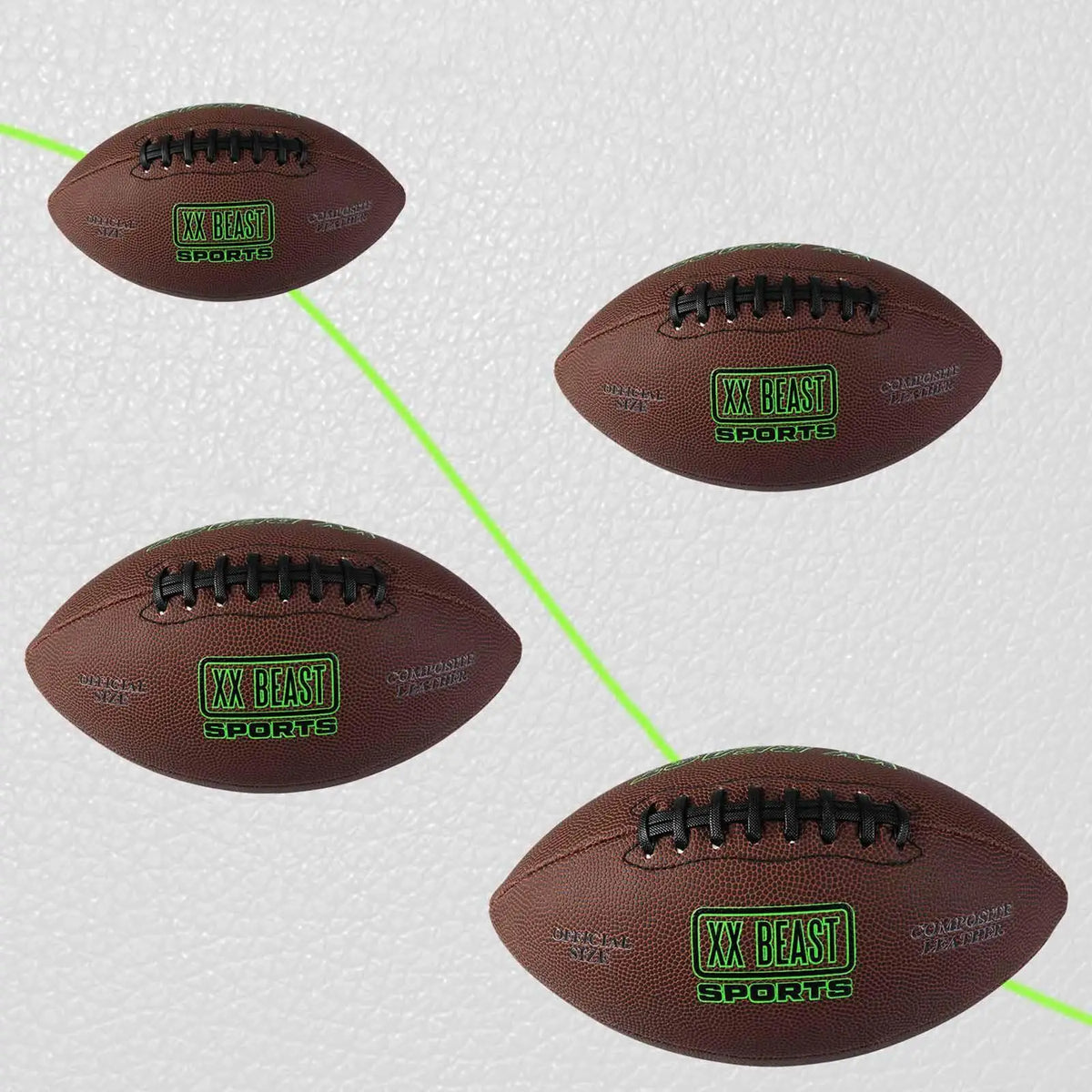 Tooyful Nonslip American Football – PU Leather Rugby Ball American Football PLUSH