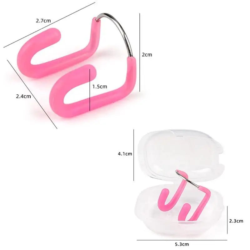 Silicone Swimming Nose Clip – Waterproof Dive Nose Plug Swim Nose Clip PLUSH