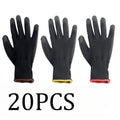 Nylon PU Coated Work Gloves 20/40pcs – Non-Slip, Sizes S–XL Work Gloves PLUSH 20PCS L