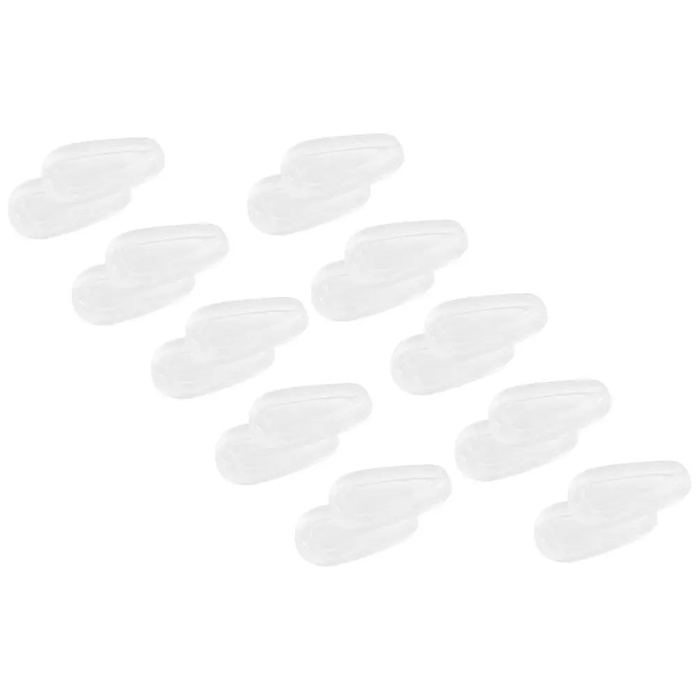10 Pairs Silicone Non-Slip Nose Pads for Glasses & Sunglasses Eyeglass Nose Pads PLUSH