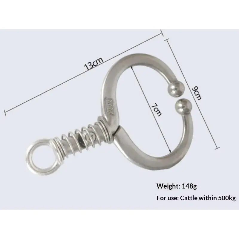 Stainless Steel Spring Cattle Nose Pliers – Cow Traction Tool Cattle Handling Tool PLUSH A2