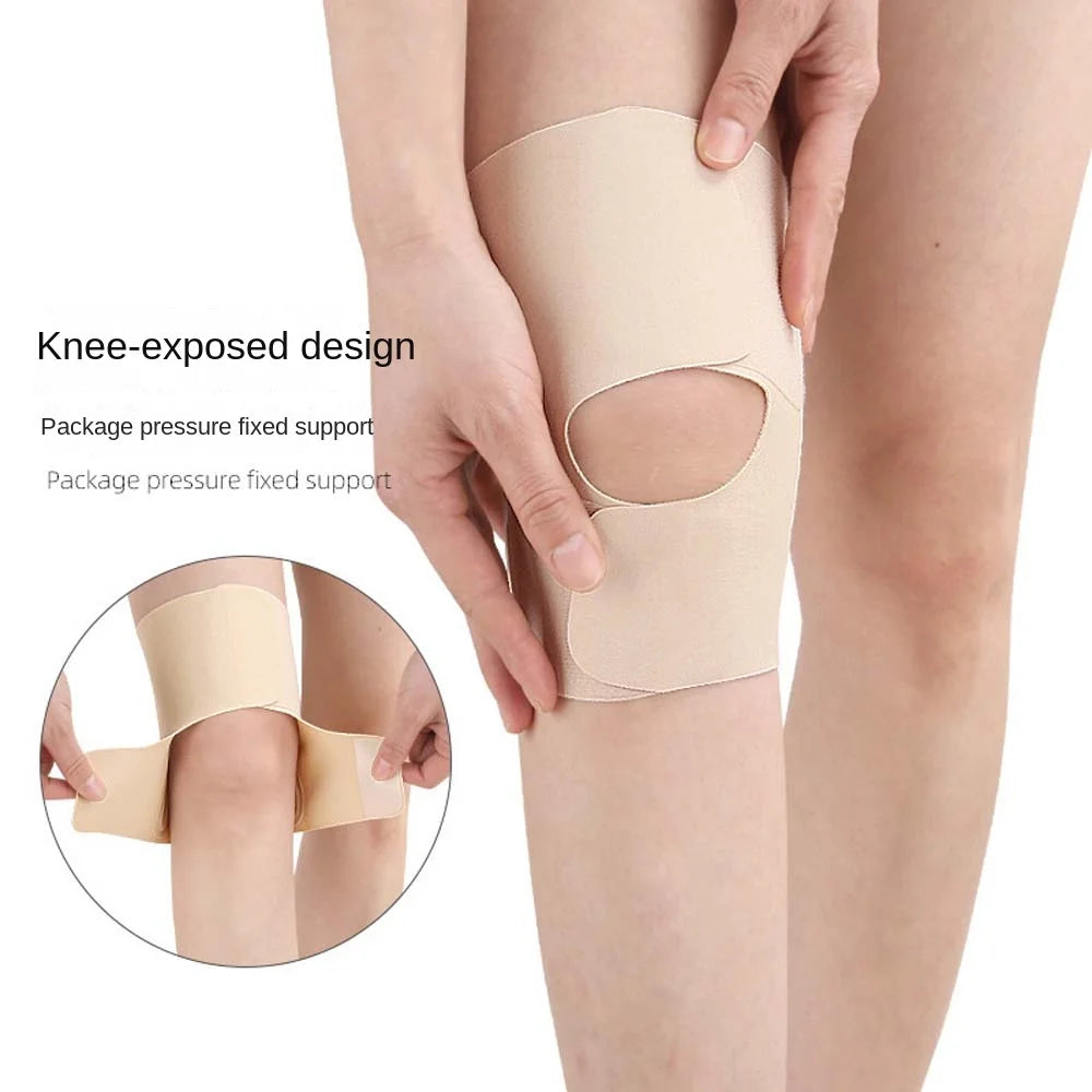 Compression Knee Sleeve Brace – Elastic Knit Fitness Support Compression Knee Sleeve PLUSH