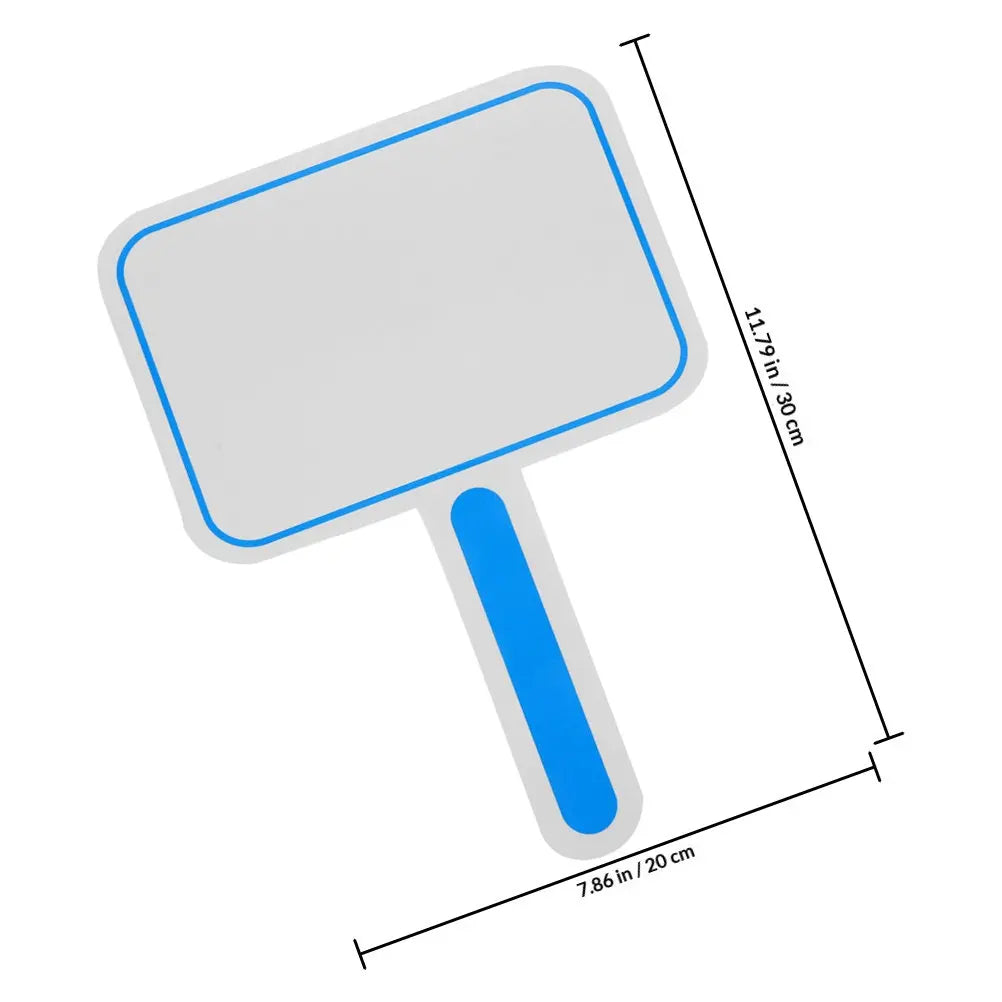 4-Pack Dry Erase Handheld Whiteboard Paddles for Classroom Dry Erase Paddle Set PLUSH
