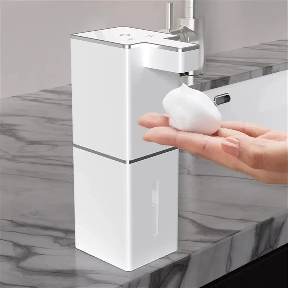 Touchless Wall-Mounted Automatic Sensor Soap Dispenser Soap Dispenser PLUSH paomo White
