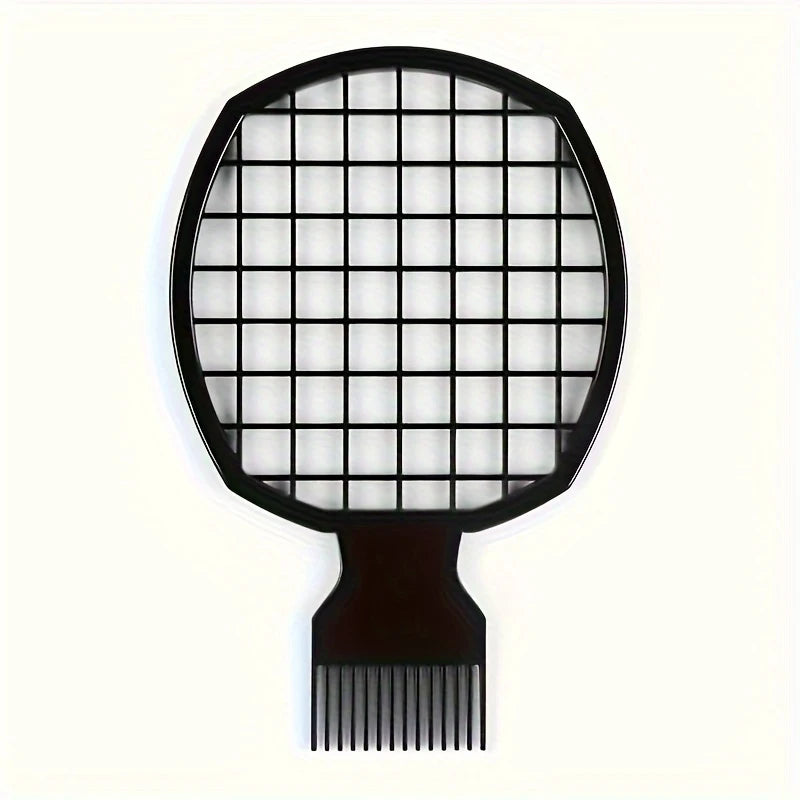 African Twist Hair Comb – Grid Mesh ABS Plastic Handle Hair Styling Comb PLUSH
