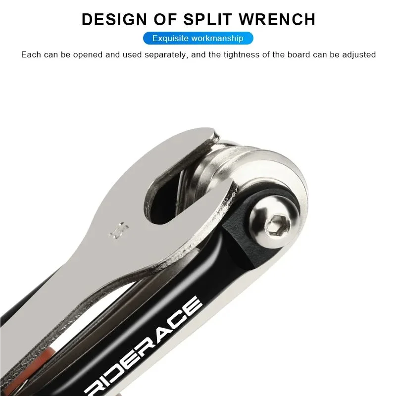 RIDERACE 5-in-1 Bike Multi Tool – Pedal Spanner & Hex Wrenches Bicycle Multi Tool PLUSH