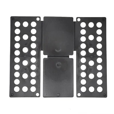 Plastic Shirt Folding Board – T-Shirt Organizer for Home & Travel Shirt Folding Board PLUSH Child Black