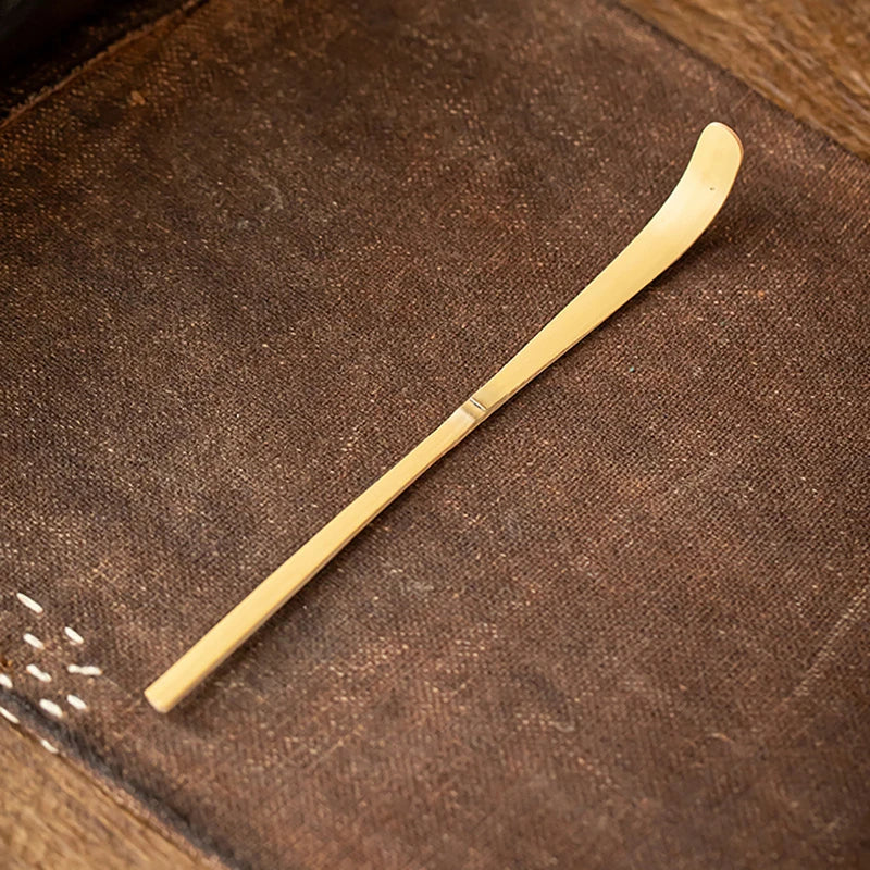 Japanese Matcha Whisk Chasen & Scoop Chashaku Bamboo Set Matcha Tea Tools PLUSH White
