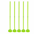 Training Flag Pole 1.5m Quick-Assembly with Connector Joint Sports Training Pole PLUSH Grn5PKRodWater