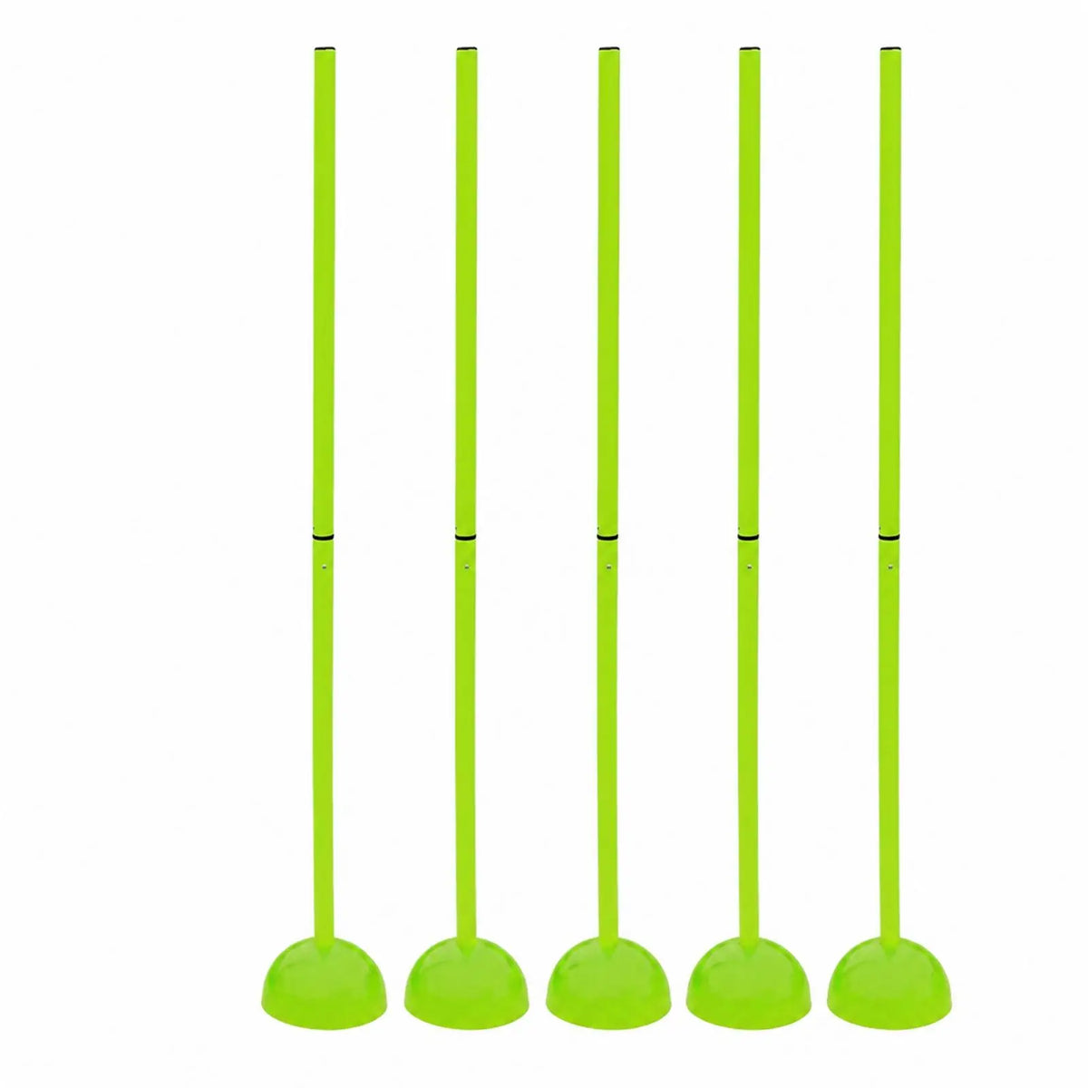 Training Flag Pole 1.5m Quick-Assembly with Connector Joint Sports Training Pole PLUSH Grn5PKRodWater