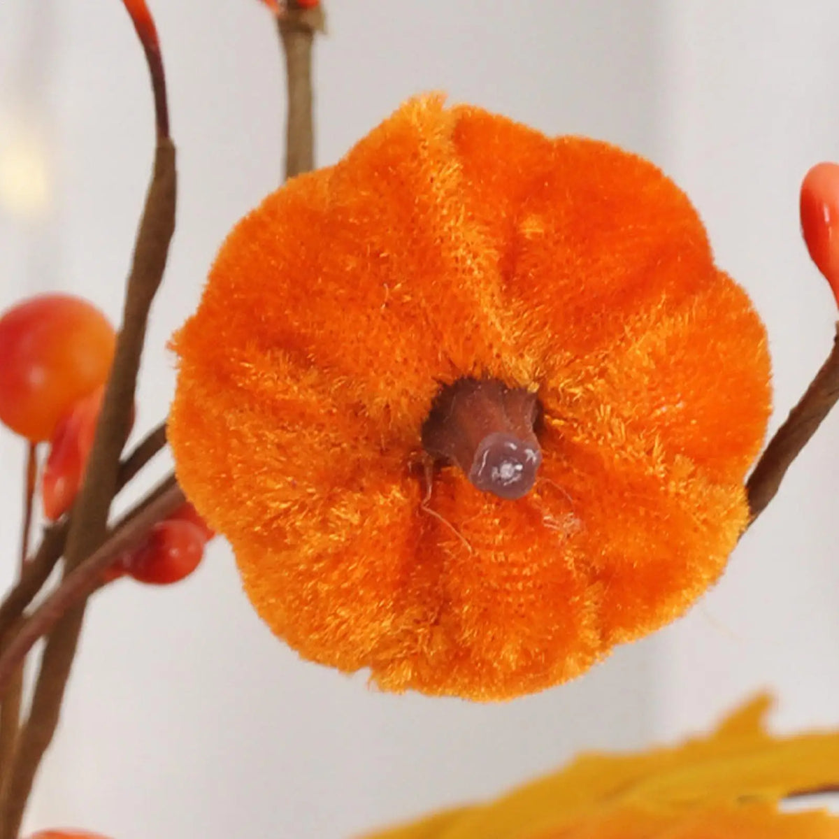 Fall Artificial Pumpkin Tree Autumn Tabletop Centerpiece Decor Artificial Fall Decor PLUSH