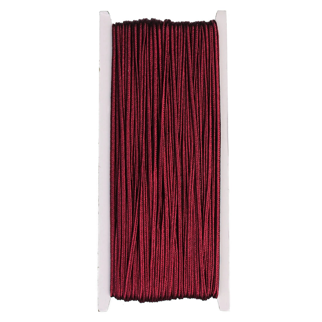 30 Yards Shiny Lurex Soutache Cord – Multicolor Braided Rope Braided Jewelry Cord PLUSH dark red