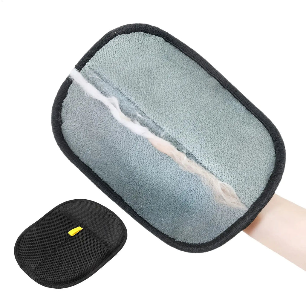 Double-Sided Pet Hair Removal Glove – Reusable Cleaning Mitt Pet Grooming Glove PLUSH