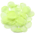 20pcs Chiffon Rose Flower Petals – DIY Jewelry & Craft Decor Fabric Flower Petals PLUSH Fluorescent Green